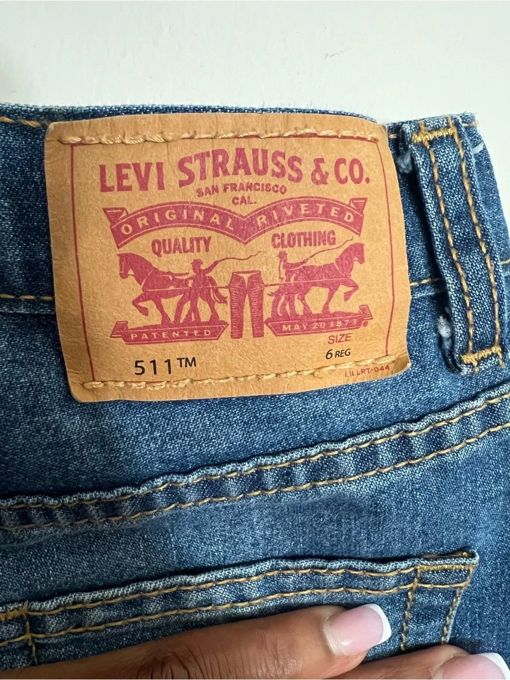 Levi's Boys Blue Denim Shorts